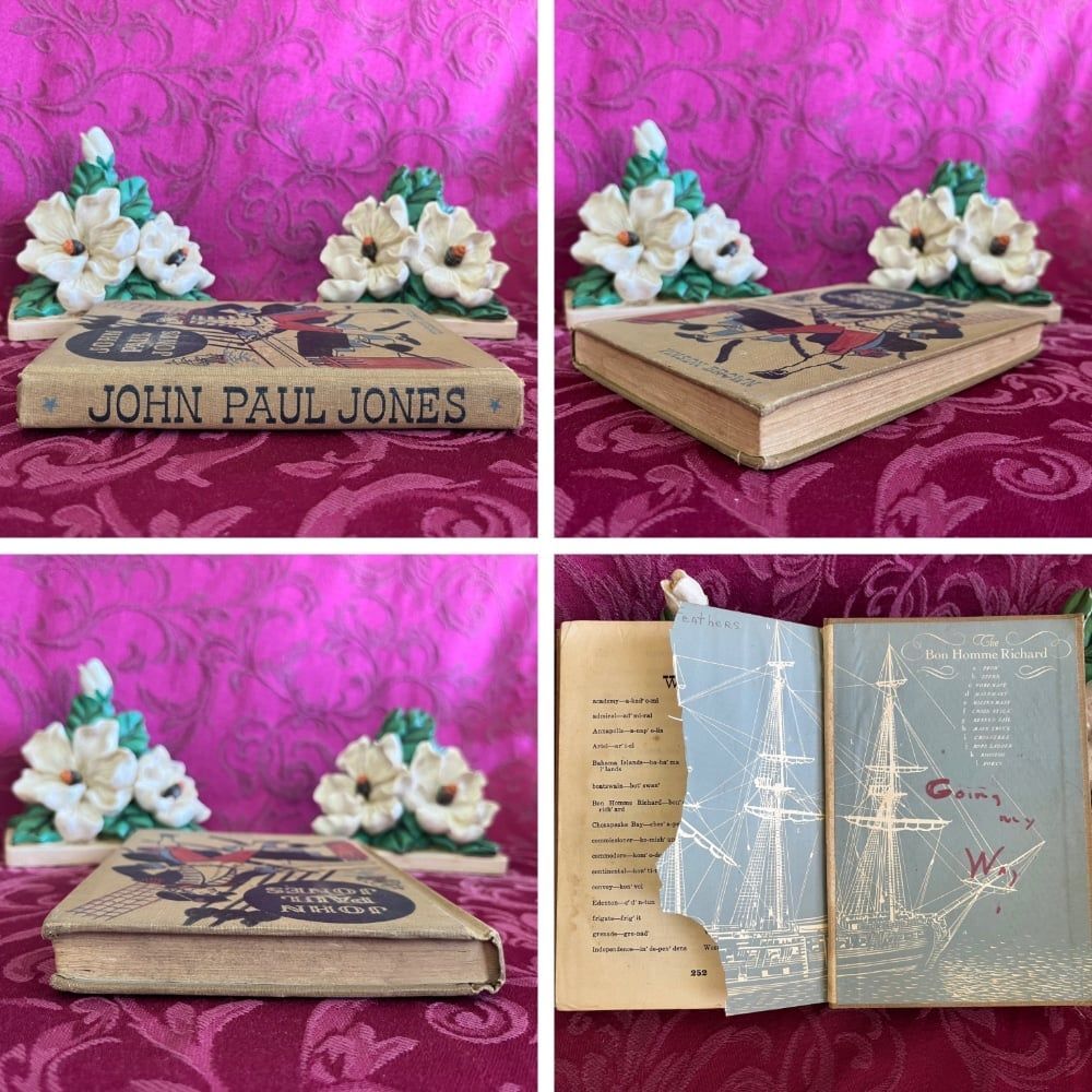 1949 John Paul Jones by Vinson Brown, Vintage Book, Wheeler Publishing Company - Picture 2 of 10